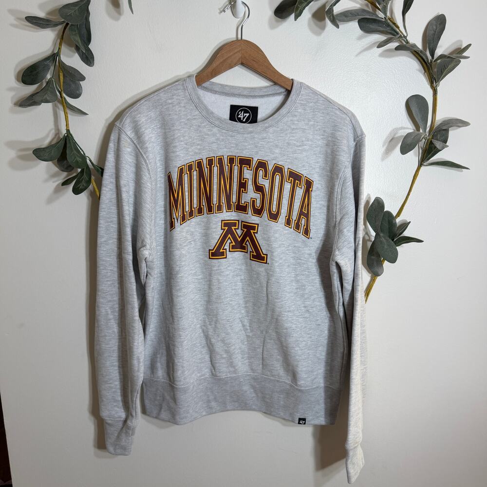 University of Minnesota Gray Crew Neck Sweatshirt